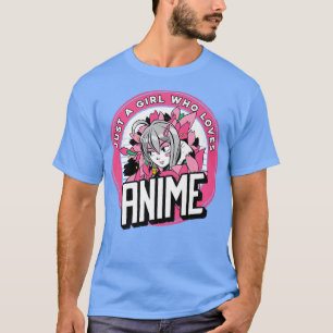 Japan Manga Anime är bara en flicka som Kärlek Ani T Shirt