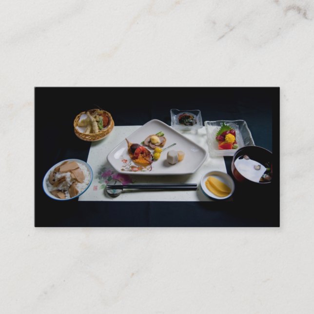 Japan matvisitkort visitkort (Framsida)