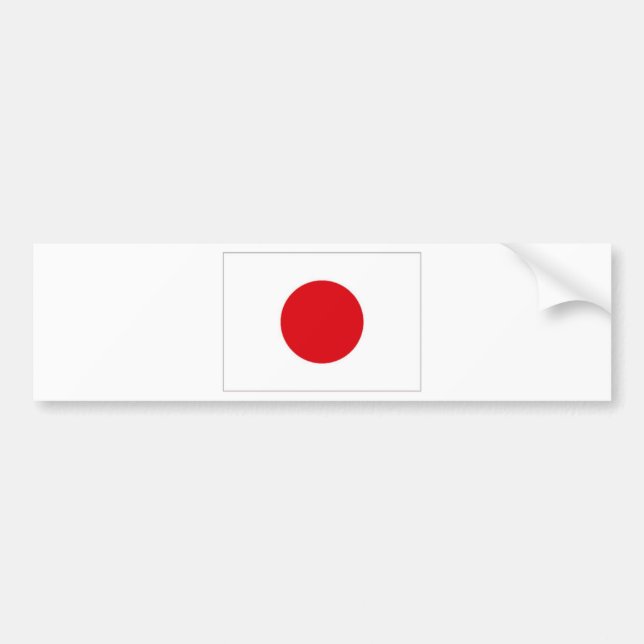 Japan medborgareflagga bildekal (Framsidan)
