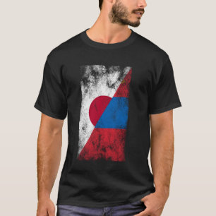 Japan Mongoliet Flaggor - japanska Mongoliska T Shirt