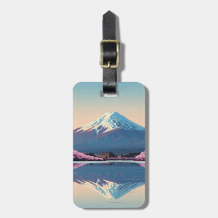 Japan Mount Fuji Fujisan vykort Bagagebricka