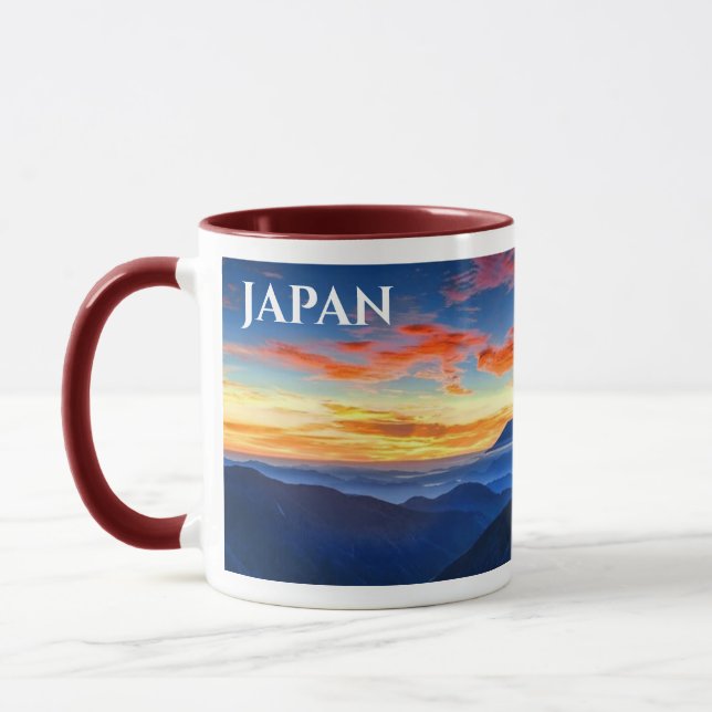 Japan Mount Fuji Panoramic mugg (Vänster)