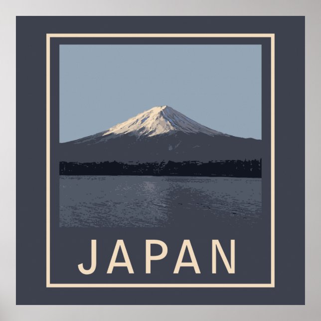 Japan Mount Fuji Poster (Framsidan)