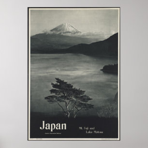 Japan Mt. Fuji Vintage resor Poster Ad Retro