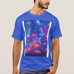 Japan Neon City Ligths T Shirt