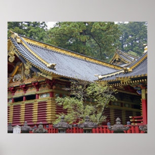 Japan, Nikko. Toshogu-helgedomen och mausoleum 2 Poster