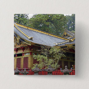 Japan, Nikko. Toshogu Shrine och mausoleum i 2 Knapp