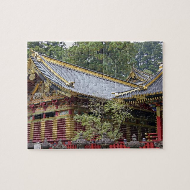 Japan, Nikko. Toshogu Shrine och mausoleum i 2 Pussel (Horisontell)