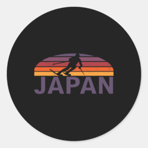 Japan Niseko Hokkaido Island Ski Resort Snowboardi Runt Klistermärke