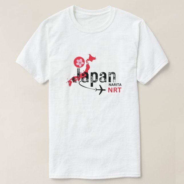 Japan NRT flygplatskod T Shirt (Design framsida)