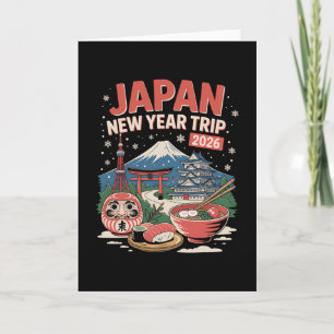 Japan Nyårstrip 2026 Vinter Fuji Tokyo Osaka T Kort