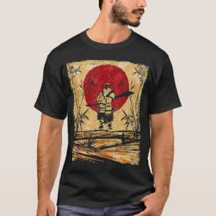 Japan Oni Fighter Japanska Retro T Shirt