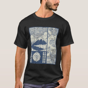 Japan Otaku japansk Cherry Sakua Blommar Mt Fuji T Shirt