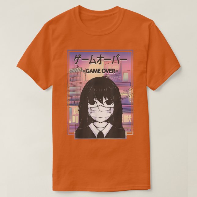 Japan Otaku Manga Eboy T Shirt (Design framsida)