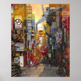 Japan past and present. poster