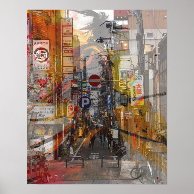 Japan past and present. poster (Framsidan)