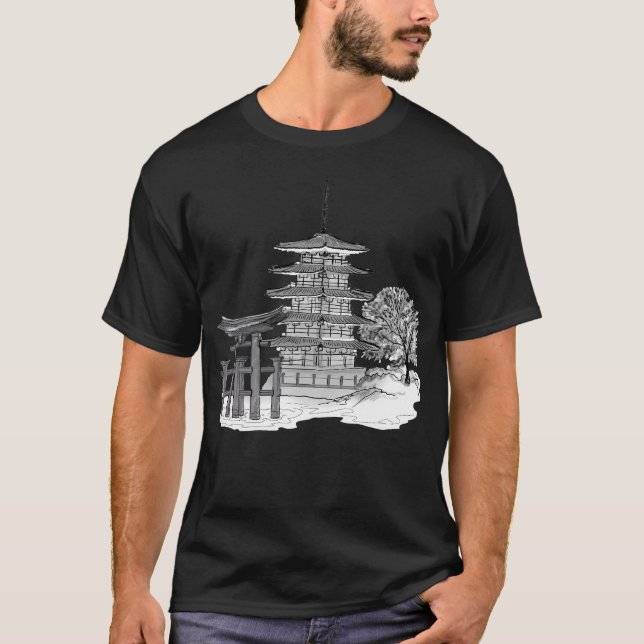 Japan Pavillion Epcot T Shirt (Framsida)