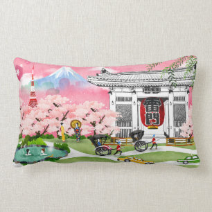 Japan plats lumbarkudde