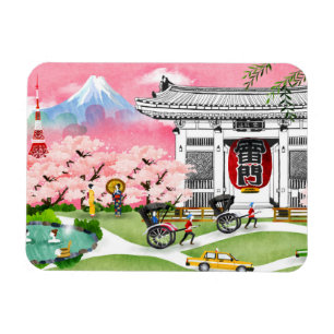 Japan plats magnet