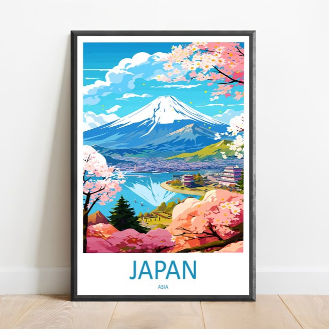 Japan Resa Tryck Väggkonst Japan Vägghängande Hem (Skapare uppladdad)