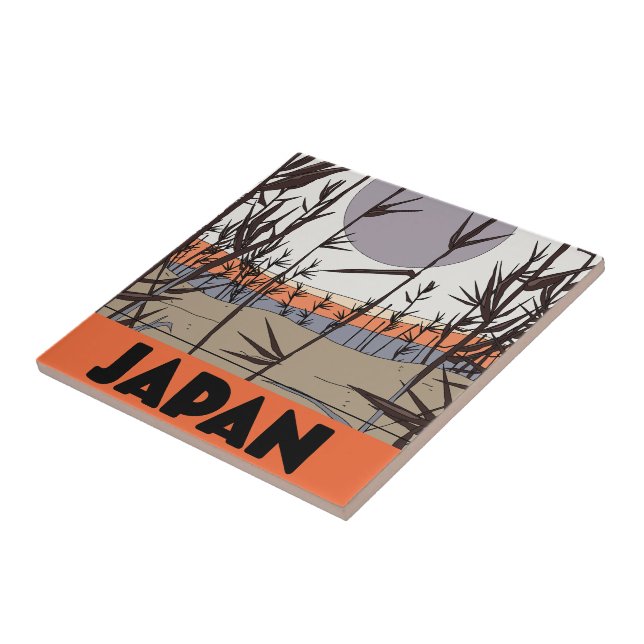 Japan researesaffiche kakelplatta (Sidan)