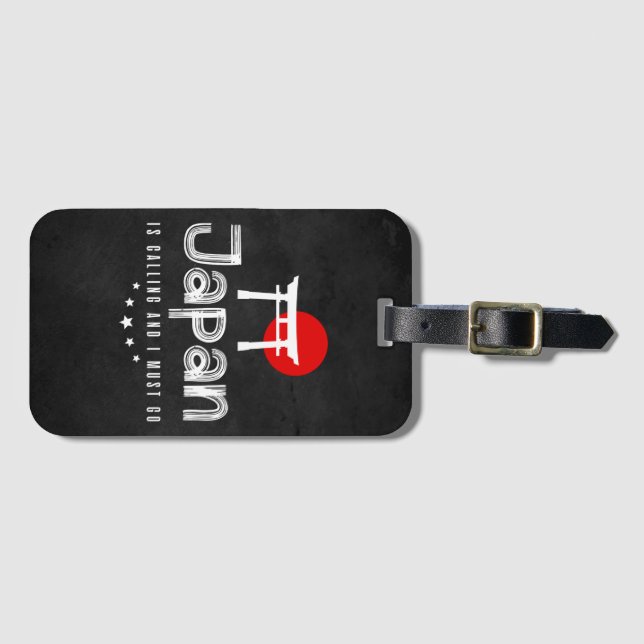 Japan ringer och jag måste gå bagagebricka (Framsida horisontal)