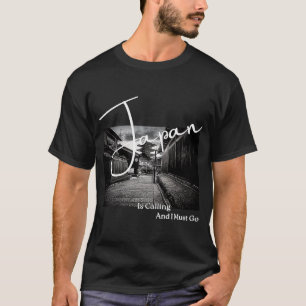 Japan ringer och jag måste gå till Black & White P T Shirt