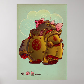 japan robot poster