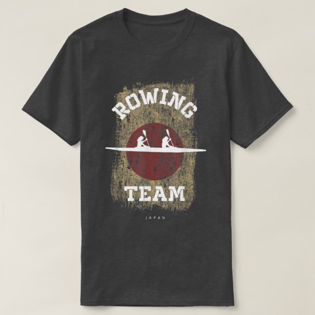 Japan Roring Team Oarswomen Rower Girl Rving T-Sh T Shirt (Design framsida)