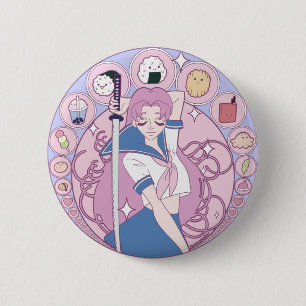 Japan Rosa Anime Schoolgirl Art nouveau Knapp