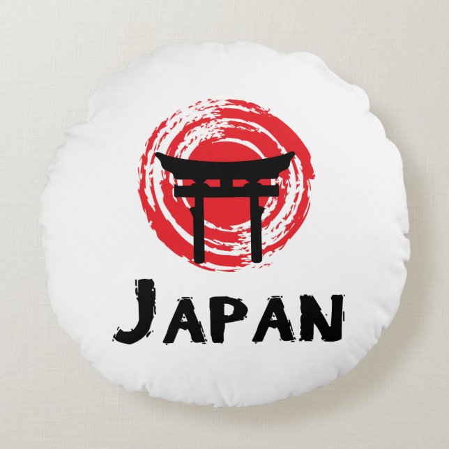 Japan Rund Kudde (Framsidan)