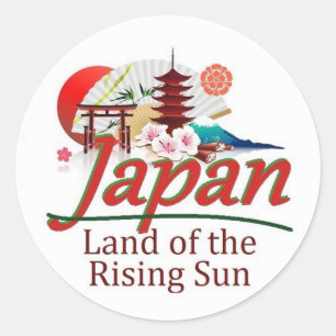 JAPAN RUNT KLISTERMÄRKE