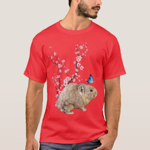 Japan Sakura Cherry Blommar Pika Japanska T Shirt