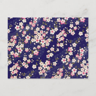 Japan Sakura, Kimono, Origami, Chiyogami, blomma, Vykort