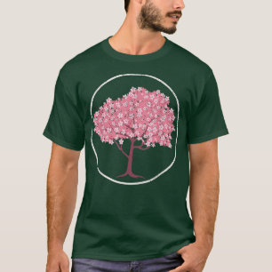 Japan Sakura Rosa Flower Blommar Söt Cherry Blo T Shirt