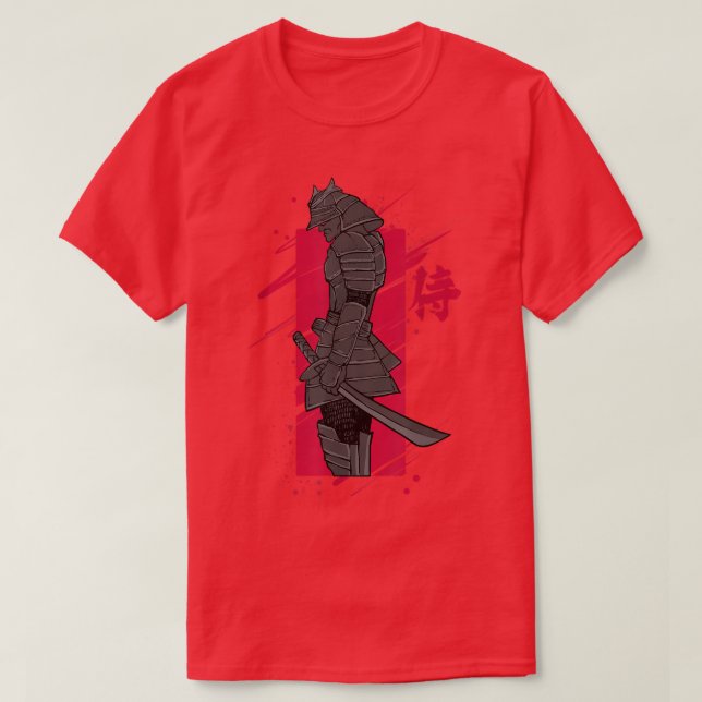 Japan Samurai Bushido-kod 3 T Shirt (Design framsida)
