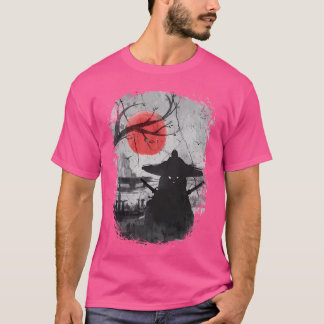 Japan Samurai Cat T Shirt