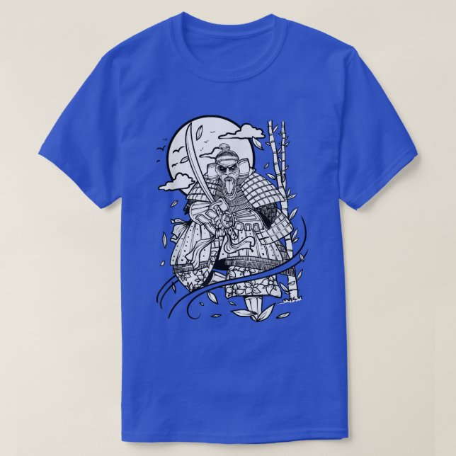 Japan Samurai Japansk Gift T-Shirt Copy (Design framsida)