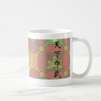 JAPAN SAMURAI KAMON KANJI TENKAFUBU! Syougun Oda Kaffemugg