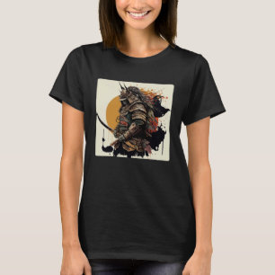Japan Samurai Retro Vintage Sword Warrior japansk T Shirt