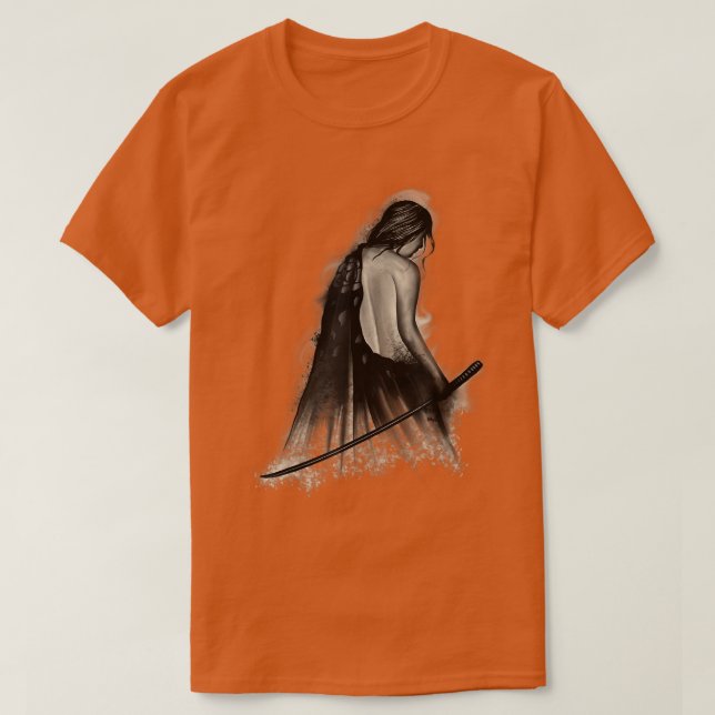 Japan Samurai Samurai Sword T-Shirt (Design framsida)