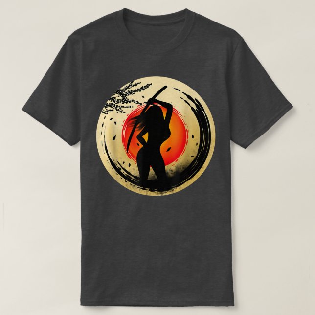 Japan Samurai Warrior572 T Shirt (Design framsida)