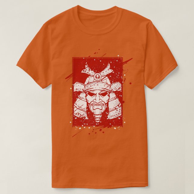 Japan Samurai Warrior Premium T Shirt (Design framsida)