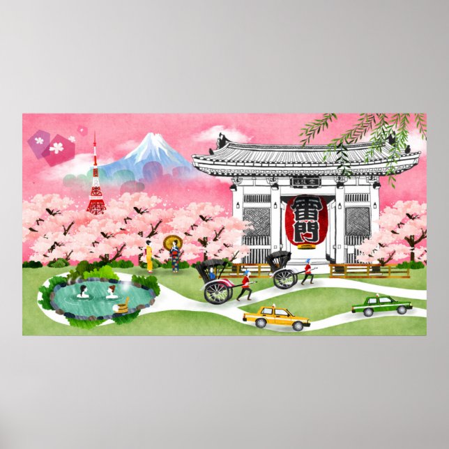 Japan Scene Poster (Framsidan)