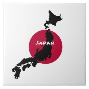 Japan Silhouette Kakelplatta