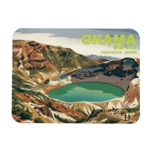 Japan Snökultur Okama Yamagata 御釜 山形
