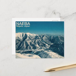 Japan Snow Culture Naeba 苗場 スキー場 - ポストカード Vykort
