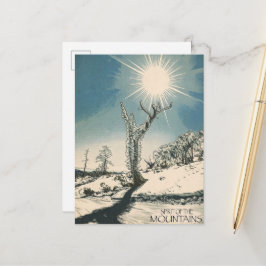 Japan Snow Culture Spirit of the mountain - ポストカード Vykort