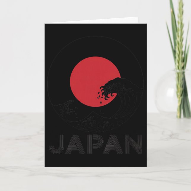 Japan Soccer Number Ten Retro National Athletic Pr Kort (Framsida)