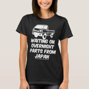 Japan som väntar på Mini Lastbil Kei-bilen 4 wd av T Shirt